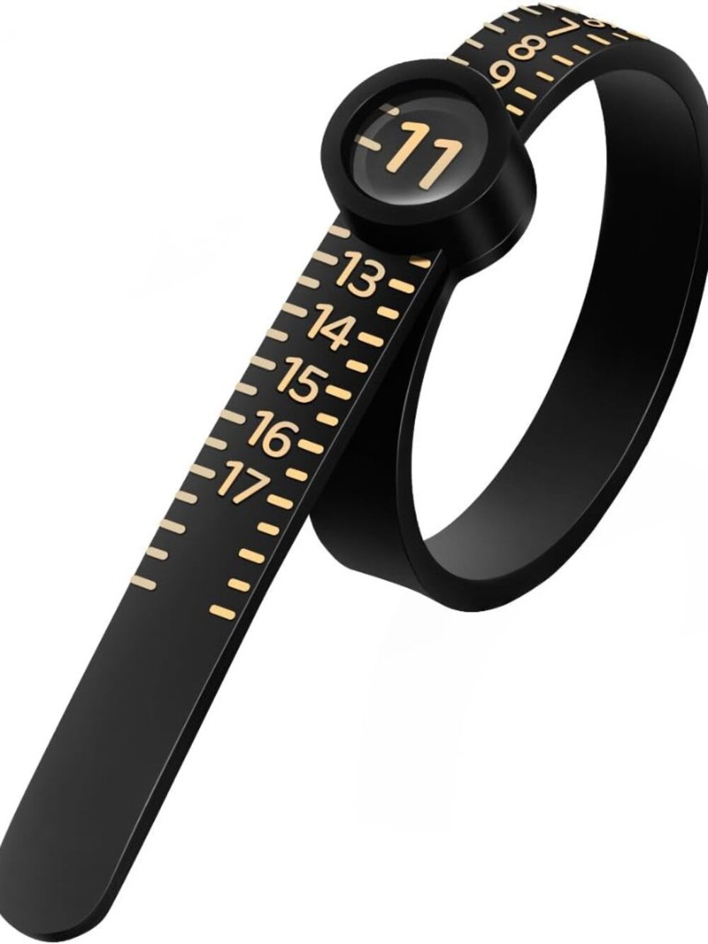 Ring Sizer Measuring Tool with Magnifier, for Ring Measurer and Ring Sizer Clear